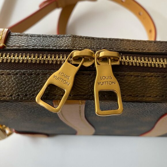 Louis Vuitton Brown Monogram Blurry Coated Canvas Soft Trunk Messenger Bag - Picture 9 of 15